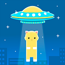 Abducted Cat: Técnicas de animação com efeitos 3D no After Effects. Motion Graphics, 3D, Animation, 3D Animation, 3D Character Design, and 3D Design project by cristianozang - 03.03.2022