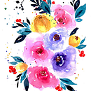 Meu projeto do curso: Criação de paletas de cores com aquarela. Un progetto di Illustrazione tradizionale, Belle arti, Pittura, Pittura ad acquerello e Teoria del colore di Daniela Demori - 03.03.2022