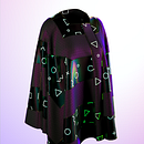 Poncho Iridiscente. 3D, and 3D Modeling project by Ernesto Sánchez - 03.03.2022
