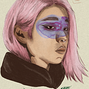 Meu projeto do curso: Retrato Ilustrado com Procreate. Projekt z dziedziny Trad, c, jna ilustracja, Grafika wektorowa, Ilustracja c, frowa i Portret użytkownika Diego Ribeiro - 02.03.2022