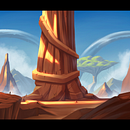 Sunlight environment practice. Un progetto di Illustrazione tradizionale, Pittura digitale e Paesaggismo di Jonathan Valdez Garibay - 04.03.2022