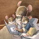 Bedtime Story. Un proyecto de Ilustración tradicional, Ilustración infantil y Pintura a la acuarela de Julie Mellan - 04.03.2022