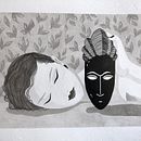 man ray illustration. Un proyecto de Ilustración tradicional, Bellas Artes, Dibujo e Ilustración con tinta de Pista Cristiana - 03.03.2022