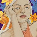 Marzo 4, 2022 ♡. Un progetto di Illustrazione tradizionale, Illustrazione digitale, Pittura acrilica, Pittura ad acquerello e Teoria del colore di Isabel Sauvage - 04.03.2022