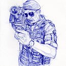 Lendário Sargento Valdemar . Un projet de Dessin artistique de Daniel Luiz - 04.12.2021