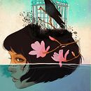 Mon projet du cours : Techniques d’illustration à l’aquarelle numérique. Ilustração tradicional, Ilustração digital, Pintura em aquarela, Desenho de retrato, e Desenho digital projeto de Audrey Jadevamens - 05.03.2022