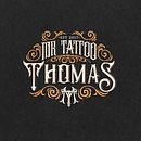 Diseño de logotipo MR TATTOO THOMAS - ALEMANIA. Design, Lettering, Br, ing, Identit, Logo Design, Art Direction, Calligraph, Concept Art, H, Lettering, and Advertising project by Homar Aparicio - 03.05.2022