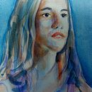 Meu projeto do curso: Retrato artístico em aquarela. Un progetto di Belle arti, Pittura, Pittura ad acquerello e Disegno di ritratti di Valeria Castellano - 05.03.2022