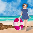 Il mio progetto del corso: Creazione di personaggi femminili in stile cartoon con Procreate. Un proyecto de Ilustración tradicional, Ilustración digital y Dibujo digital de Anna Galgano - 06.03.2022