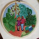 Mi Proyecto del curso: Introducción al bordado botánico. Embroider, and Textile Design project by May Angeles - 03.06.2022