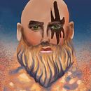 My project in Digital Fantasy Portraits with Photoshop course. Projekt z dziedziny Trad, c, jna ilustracja,  R, sunek, Ilustracja c, frowa, Portret, R, sunek c, frow, Malarstwo c i frowe użytkownika Maria V. - 05.03.2022