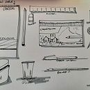 Mein Kursprojekt: Die Sketching Kunst: Transformiere Skizzen in Kunst. Traditional illustration, Pencil Drawing, Drawing, and Sketchbook project by Arnold Najera - 03.07.2022