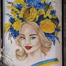 Rozkwitnę. Un proyecto de Ilustración tradicional, Bellas Artes, Pintura y Dibujo de Retrato de patricia88k - 07.03.2022