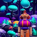 Meu projeto do curso: Cinema 4D: dê vida a uma ilustração pop em 3D. Un proyecto de Ilustración tradicional, 3D, Ilustración digital y Modelado 3D de Dan Cristian - 06.03.2022