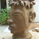 Mi Proyecto del curso: Introducción a la escultura figurativa con arcilla . % Claudio tarafından hazırlanan Güzel sanatlar, He, Ve kel projesi - 03.08.2022