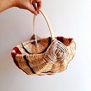 Mi Proyecto del curso: Cestería artesanal contemporánea. Artesanato, Design de interiores, Decoração de interiores, Tecido, e Design têxtil projeto de Krasna Cerda Arenas - 04.03.2022