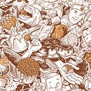 Downlícia Art Pattern. Un proyecto de Ilustración tradicional, Publicidad y Diseño de Marcelo Anache - 08.03.2022