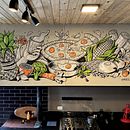 Paredes Cozinha. Un proyecto de Ilustración tradicional, Diseño y Diseño de interiores de Marcelo Anache - 08.03.2022
