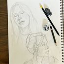 Final Project: Portrait Sketchbooking: Explore the Human Face . % steve_ference tarafından hazırlanan Eskiz çizimi, Çizim, Portre Çizimi, Sanatsal Çizim, Ve Eskiz defteri projesi - 03.08.2022