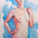 Mi Proyecto del curso: Figura humana en acuarela. Een project van Traditionele illustratie,  Beeldende kunst, Schilderij, Aquarelschilderen, Realistische tekening y Anatomisch tekenen van Agustina Serafin Junyent - 09.03.2022