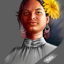 My project for course: Digital Fantasy Portraits with Photoshop. Een project van Traditionele illustratie,  Tekening, Digitale illustratie,  Portrettekening, Digitale tekening y  Digitaal schilderij van Prabakaran N - 06.03.2022