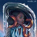 Mi Proyecto del curso: Retratos digitales de fantasía con Photoshop . Ilustrație tradițională, Desen, Ilustrație digitală, Desen de portret, Desen digital și Pictură digitală de Steven Gil - 03.10.2022