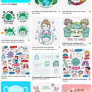 Il mio progetto del corso: Illustrazione di una storia in stile kawaii (Covid_19 norisbunny). Un progetto di Illustrazione tradizionale, Character design, Illustrazione digitale e Manga di Lucia Stefania Cintoli - 09.03.2022