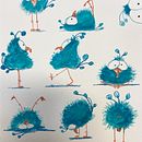 Mon projet du cours : Techniques d’illustration pour débloquer votre créativité. Een project van Traditionele illustratie,  Beeldende kunst, Schilderij,  Creativiteit, Creativiteit met kinderen, Sketchbook y  Ontwerp van Rosine - 09.03.2022