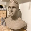 My project for course: Clay Portrait: Model a Full-Scale Face . % jerome_laurendeau tarafından hazırlanan Güzel sanatlar, He, Ve kel projesi - 03.10.2022