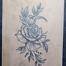 Mi Proyecto del curso: Tatuaje botánico con puntillismo. Un proyecto de Ilustración tradicional, Diseño de tatuajes e Ilustración botánica de Tipo Merol - 10.03.2022