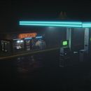 Midnight Somewhere. 3D, and 3D Design project by Alex Moreán - 04.20.2020