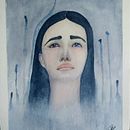 Mi Proyecto del curso:  Retratos expresivos en acuarela Ein Projekt aus dem Bereich Traditionelle Illustration, Bildende Künste, Malerei, Aquarellmalerei und Porträtzeichnung von samantha marilu romero pacheco - 15.08.2021