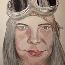 Mi Proyecto del curso: Retrato ilustrado en acuarela. Traditional illustration, Fine Arts, Painting, Drawing, Watercolor Painting, Portrait Drawing, and Artistic Drawing project by inma_lavili - 03.10.2022