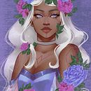 My project for course: Powerful Female Characters: Illustrating Confidence and Diversity. Projekt z dziedziny Trad, c, jna ilustracja,  Malarstwo, Ilustracja c, frowa, R, sunek c, frow, Malarstwo c i frowe użytkownika Vitoria Colt - 02.03.2022
