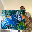 My project for course: Painting Nature with Acrylic: From Sketchbook to Canvas. Een project van Traditionele illustratie, Schilderij,  Acr, lschilderij y Sketchbook van penny_ainscow - 10.03.2022