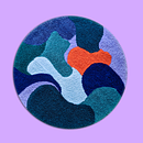 Teppich mit kontrastierenden Farben. Un proyecto de Diseño, Diseño textil, Diseño de interiores y Diseño gráfico de Zeyu Cheng - 11.03.2022