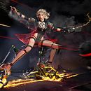 Anita Cyberpunk Roller Girl Concept Art. 3D, Traditional illustration, and Creativit project by eyekust - 01.15.2021