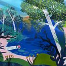 Meu projeto do curso: Natureza com tinta acrílica: do caderno à tela . Ilustrasi tradisional, Lukisan, Lukisan Akrilik, Dan Buku sketsa proyek oleh Gabriela Camargos - 03.11.2022