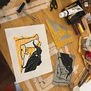 Absence makes the Heart grow Fungus. Un projet de Illustration traditionnelle, Artisanat, Beaux Arts , et Estampe de kristin_dangerpoodle - 12.03.2022