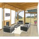 Gouache and marker renders done by hand. Interior Design project by Cemre Çınar - 03.12.2022