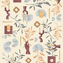 Mi Proyecto del curso: Diseño de estampados contemporáneos: escala, color y composición. Projekt z dziedziny Trad, c, jna ilustracja, Projektowanie dodatków, Projektowanie mod, Stemple i Malowanie gwaszami użytkownika Tanya Vanessa Granados - 13.03.2022
