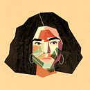 My project for course: Geometric Portraits with Procreate. Projekt z dziedziny Trad, c i jna ilustracja użytkownika evaaal - 13.03.2022