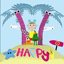 Happy beach . 3D, Character Design, 3D Character Design, and 3D Design project by Alexandra Sandoval - 03.13.2022