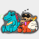 Pokémon Cocodrilos . Ilustrație tradițională, Ilustrație pentru copii, Desen digital și Jocuri video de Javier Salces Alvarez - 03.14.2022