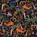 Mon projet du cours : Illustration numérique de motifs inspirés de la faune et la flore. Un proyecto de Ilustración tradicional, Pattern Design, Dibujo, Ilustración digital e Ilustración botánica de aureliane - 14.03.2022