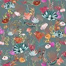 My project for course: Digital Pattern Illustration Inspired by Flora and Fauna. Projekt z dziedziny Trad, c, jna ilustracja, Pattern design,  R, sunek, Ilustracja c, frowa, R i sunek botaniczn użytkownika Su Myintzu - 27.03.2022