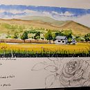 Mi Proyecto del curso: Cuaderno de viaje en acuarela . Ilustrație tradițională, Pictură în acuarelă, Ilustrație arhitecturală și Caiet de schițe de miri_psp - 03.14.2022