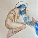 My project for course: Expressive Watercolor Portraits. Ilustração tradicional, Artes plásticas, Pintura, Pintura em aquarela, e Desenho de retrato projeto de Shirley Candido - 14.03.2022