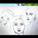 Mon projet du cours : Portraits féminins ❤️ . % oayana_art tarafından hazırlanan Eskiz çizimi, Çizim, Portre Çizimi, Sanatsal Çizim, Ve Eskiz defteri projesi - 03.06.2022