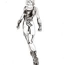 Mi Proyecto del curso: Diseño de personajes femeninos para cómics. Character Design, Comic, and Drawing project by Franco Caceres - 03.15.2022